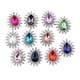 thumbnail image 3 of 10 Unids Botones de Diamantes de Imitación Adornos Cabello Espalda Plana Joyas Piedras Flor Adornos de Metal para DIY Decoración Invitaciones Ramo, 3 of 9