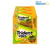 Trident Vibes SOUR PATCH KIDS Tropical Peach Mango Sugar Free Gum, 6 Bottles (240 Total Pieces)