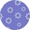 thumbnail image 1 of Ahgly Tapis Rond Lavable en Machine Intérieur Transitionnel Mimosa Violet, 6 Pieds Rond, 1 of 7