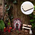 thumbnail image 2 of Fairy Doors for Trees, Miniature Fairy Door for Outdoors, Tree Decoration, Garden Accessories, 2 of 8
