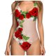 thumbnail image 1 of Conjunto de Bikini estampado sin mangas de una pieza para mujer a la moda, traje de baño acolchado con realce, ropa de playa OAVQHLG3B Store  lin121212, 1 of 4