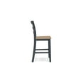 thumbnail image 3 of Signature Design by Ashley Gesthaven Solid Wood Frame Counter Height Barstool, Set of 2, Slate Blue/Natural, 3 of 8