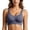 Grey, variant on High Full Coverage Sports Bra For Supportive Workout Top With Side Sweat And Wide Straps For Running Yoga Gym Womens Comfort Workout Sports Bra, Size L/80/36