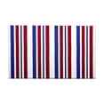 thumbnail image 2 of Diceymbol Red White Blue Striped Woven Doormat with Non Slip Backing for Front Door Entryway Patio Decor 32In, 2 of 7
