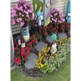 thumbnail image 5 of LAIOWEI Garden Stepping Stones With Ground Stakes, Outdoor Walkway Pavers, Decorative Step Stones, Circular Pathway Stones for Yard Lawn Garden Black 1Pcs, 5 of 6