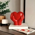 thumbnail image 3 of Hand Gesture Heart Statue Desk Figure Living Room Ornament Love Gesture Sculpture Resin Figurine Decor for Cabinet Coffee Bedroom,Valentines Day Gifts, 3 of 4