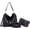 B1-3pcs/Set Black, variant on Large Crossbody Purses Set For Women Tote Handbags Ladies Hobo Bags With Matching Wallet 4 count