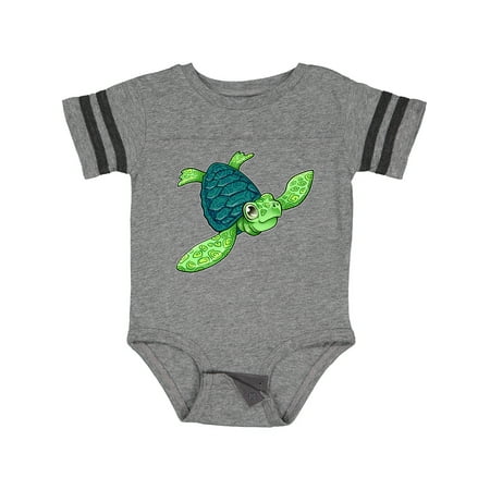 

Inktastic Sea Turtle with Swirls Gift Baby Boy or Baby Girl Bodysuit