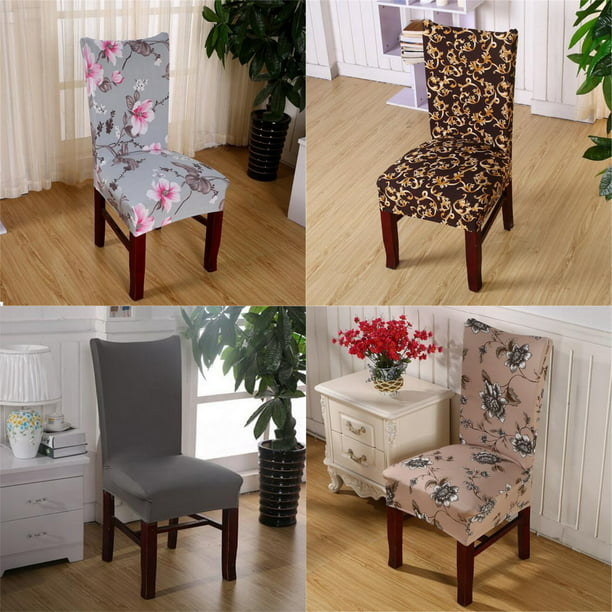 Chair Covers Soft Spandex Fit Stretch, Dining Room Seat Covers
