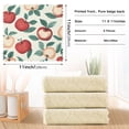 thumbnail image 3 of Red Yellow Apples Kitchen Towels 6 Pcs Dish Towels Absorbent Soft Quick Dry Towel Dish Rags for Washing Dishes, 3 of 8