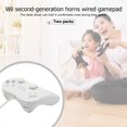thumbnail image 2 of 2x Manette Classique pour Console Nintendo Wii Manette Filaire pour Télécommande Wii, 2 of 8