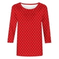 thumbnail image 4 of Women Summer 2025 Elegant Patchwork Short Sleeve Round Neck Loose Fit Casual Dress for Beach Vacations and Daily Wear, 4 of 5