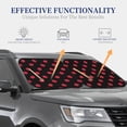thumbnail image 4 of Sikiie red lips Print Foldable Car Windshield Sun Visor, Car Window Sunshade Suitable for Sedan, SUV and Truck Car Accessories-Large, 4 of 6