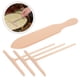 thumbnail image 3 of 1 juego de espátulas de madera para crepes, kit para hacer panqueques, para el hogar, con espátula, 3 of 5