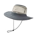 thumbnail image 6 of 2 Pack Visor Bucket-Hats for Men Women Wide-Brim Sun Protection Cap Unisex Casual Solid Color Breathable Hollow-Out Fishing Hiking Fisherman Hat, 6 of 8