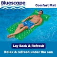 thumbnail image 5 of (4 pack) Bluescape Green Neon Comfort Inflatable Water Mat, Pool Float, Age 14 & up, Unisex, 5 of 8