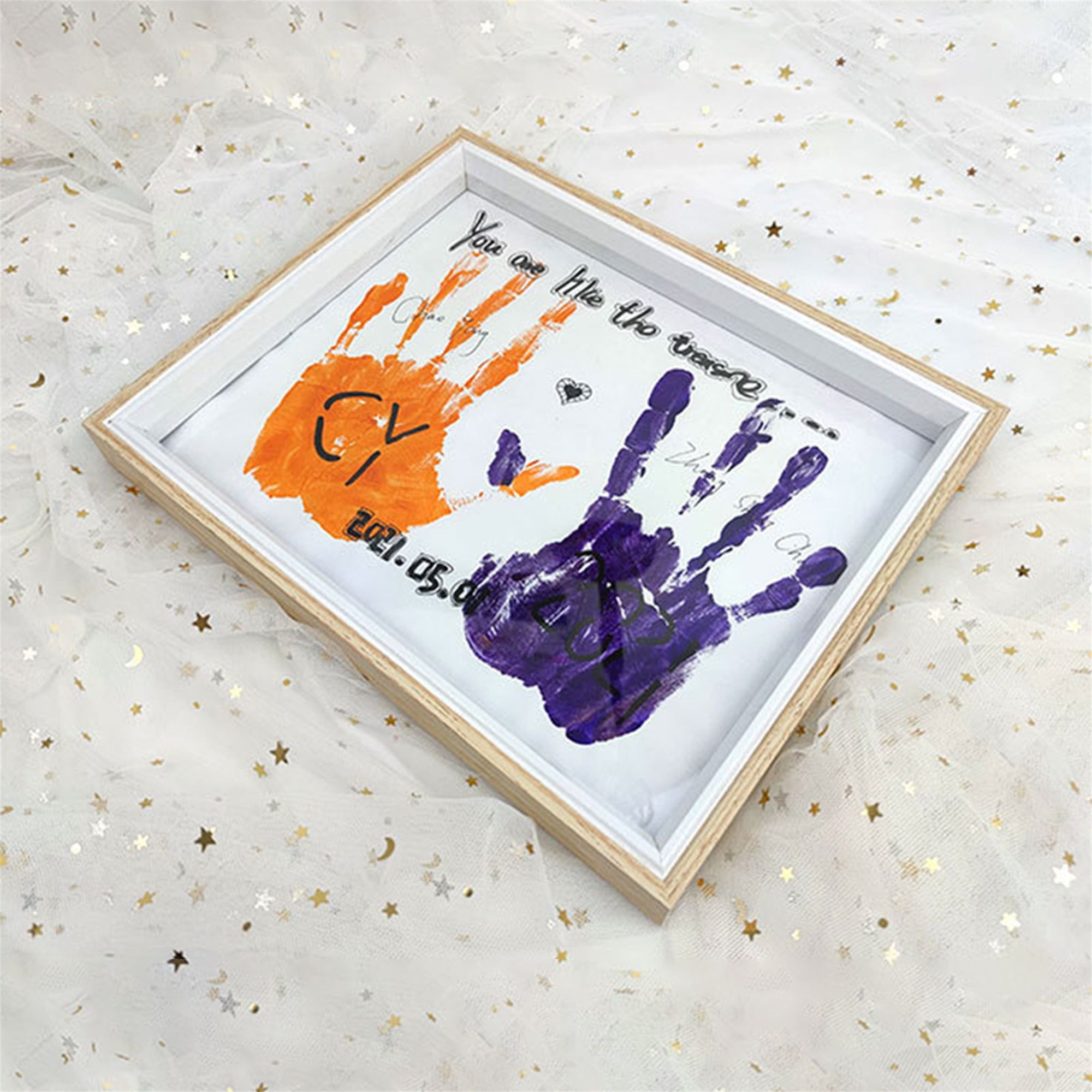 Hallmark FRG2171 Family Handprint and Photo Frame Kit – Roby's Flowers &  Gifts