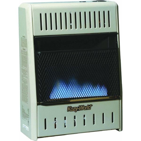 Recon Ventless Dual Fuel Blue Flame Thermostat Control Wall