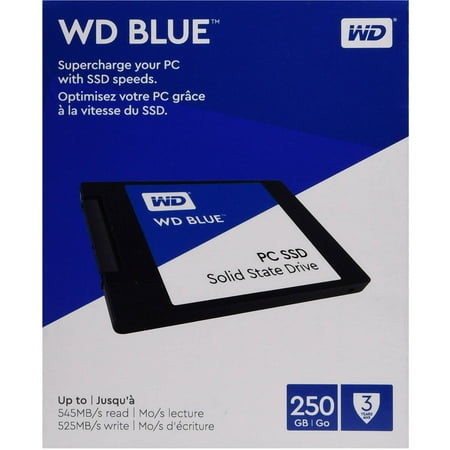WD Blue 2.5-Inch 3D NAND SATA SSD 250GB (Best 250gb Ssd 2019)