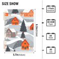 thumbnail image 2 of FORMRS 1-Subject Spiral Notebook 8" x 5" College Ruled 60 Refillable Sheet A5 Hard Cover, 2 Pack, Gray Snow Houses, 2 of 7