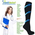 thumbnail image 3 of 5 Pair Moderate Compression Socks, 15-20 mmHg. Assorted Colors M/L, 3 of 4
