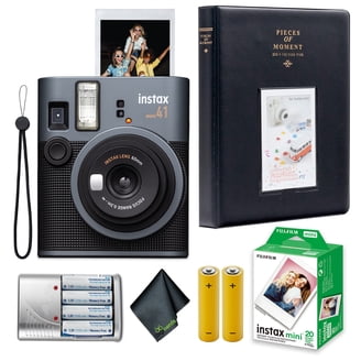 Fujifilm INSTAX Mini 7+ Instant Camera, Lavender - Bonus Bundle