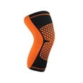 thumbnail image 1 of Knee Compression Sleeve Brace Anti-Injury Protector for Basketball Running knee compression support Fitness Sports,Orange,L,305mm, 1 of 8