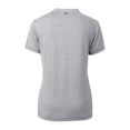 thumbnail image 3 of Women's Cutter & Buck  Heather Gray Alabama Crimson Tide Alumni DryTec Forge Stretch V-Neck Blade Top, 3 of 3