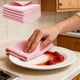 thumbnail image 5 of Paño de Limpieza de Microfibra Ultrafina Qazbgdl con Tejido Gofrado | Súper Suave y Muy Absorbente | Toalla de Secado Rápido para Cocina, Vajilla, Coche y Muebles | 1 Paquete, 5 of 6