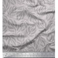 thumbnail image 1 of Soimoi Cotton Duck Fabric Leaves Shirting Printed Fabric 1 Yard 56 Inch Wide, 1 of 1