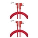 thumbnail image 3 of Tholdsy Cable de carga rápida Reemplazo del cable de datos de doble codo para la interfaz micro USB del teléfono móvil Android, rojo, 1 m Type2 NO2, 3 of 6