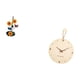 thumbnail image 5 of Soporte de papel higiénico,Porta toallas de papel de encimera,Reloj de pared,Reloj de pared decorativo para sala de estar,silencioso,Reloj de pared de madera con decoración moderna, 5 of 8