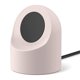 thumbnail image 1 of Organizador de cables con soporte para cargador inalámbrico para Samsung Galaxy Watch 5/5Pro (rosa), 1 of 8