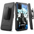 thumbnail image 1 of DALUX V Hybrid Kickstand Holster Phone Case Cover Compatible with Alcatel TCL A3X / TCL A600DL (2021) - Blue Crow Warrior, 1 of 3