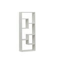 thumbnail image 5 of Wall Bookshelf for Bedroom Decor, Freestanding Wood Open Bookcase with 5 Cubes, Home Office Rectangular Storage Shelf Display Rack for Study Living Room, White, 5 of 8