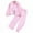 Light Pink, variant on Utlike 2 Pcs School Outfits For Girls Long Sleeve Shirt And Pants Striped Bow Tie For Autumn Daily Clothing Set Childrens Clothing Back To School Outfits For Girl Size 9 Years-10 Years Light Pink