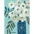 thumbnail image 4 of Kait Roberts 19x24 Black Modern Wood Framed Wall Art Titled - White Flowers for Patricia, 4 of 6