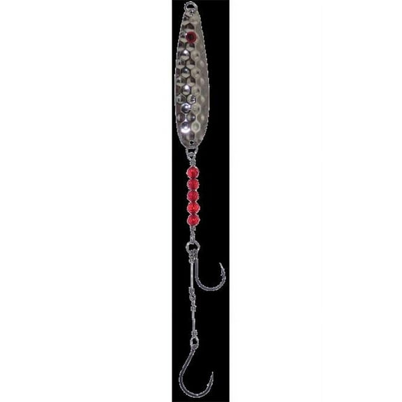 Thundermist Lures SS20-B-600 Super Strong Bucktail Viper Spoon, Silver - Size 3-0 & 5-0