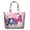 Colorful, variant on Colorful Butterfly Pattern Duffel for Women, Cute Artistic Travel Bag, Lightweight Weekender with Floral Print