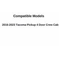 thumbnail image 2 of Driver Left Side Rear Door Window Door Glass Compatible with Toyota Tacoma Pickup 4 Door Crew Cab 2016-2023 Models, 2 of 5