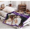 thumbnail image 5 of Custom Blanket with Photos Text, Personalized Blanket with Pictures Aniversary Gifts for Mom, Dad,Families,Boyfriend,Girlfriend,Kids, Christmas Blanket., 5 of 6