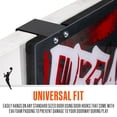 thumbnail image 5 of Franklin Sports WNBA Atlanta Dream Over the Door Basketball Hoop - Kids Indoor Basketball Hoop with Mini Ball - WNBA Fan Shop Mini Hoop for Bedroom + Office, 5 of 16
