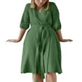thumbnail image 1 of Loose and Comfortable Women‘s Kimono Robes  Solid Color with Belted Bathrobe, 1 of 5