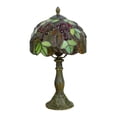 thumbnail image 2 of BGZLEU Stained Glass Table Lamp,Vintage Style Desk Lamp,Mid Century Modern Bedside Nightstand Decorative Lamps USB Powered,Unique Accent Light for Bedroom Living Room Office Home Decoration,C, 2 of 5
