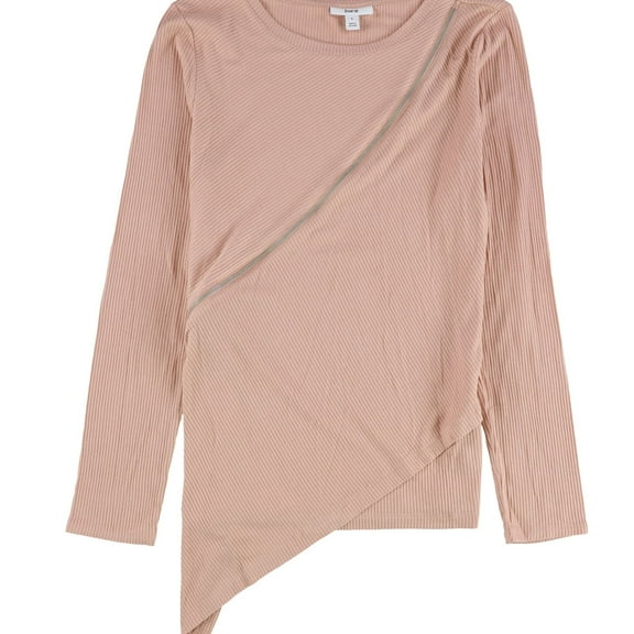 Bar Iii Womens Zipper Detail Pullover Blouse