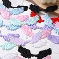 thumbnail image 6 of RUISINERY 10pieces Fabric Wing Charm Fabric Wing Appliques For Handmade Art Craft Home Decoration Clothing Sewing Craft, 6 of 7