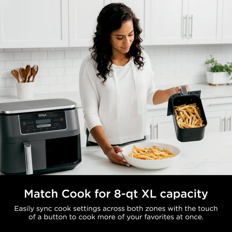 Ninja, Foodi 6-in-1 8-qt. 2-Basket Air Fryer, DZ201 - Walmart.com