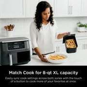 Ninja® Foodi® 6-in-1, 8-qt. 2-Basket Air Fryer with DualZone™ Technology, DZ201