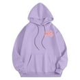 thumbnail image 4 of NMMUED Lightweight Hoodies for Women, Hoodies for Women, Y2k Hoodie, Graphic Hoodies, Oversized Hoodies for Women, Purple M, 4 of 5