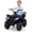 Black, variant on OLAKIDS 24V Ride on Car, Kids ATV Quad with Bluetooth, Music, LED Lights, Power Display, Rear Storage Rack, Spring Suspension, Electric 4 Wheeler for Kids Boys Girls Aged 3+ Years